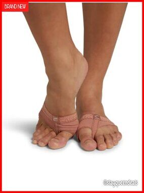 Flexible Padded Ballet Shoes for Barefoot Performance, Supportive Dance Shoes